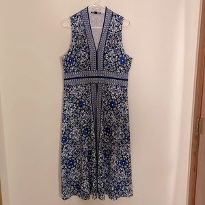 Resort wear ready in these beautiful blue hues, perfect all occasion dress.